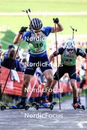 20.10.2024, Arcon, France (FRA): Damien Levet (FRA) - Biathlon Samse Summer Tour, pursuit, Arcon (FRA). www.nordicfocus.com. © Manzoni/NordicFocus. Every downloaded picture is fee-liable.