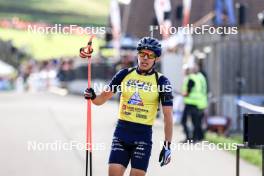 20.10.2024, Arcon, France (FRA): Quentin Fillon Maillet (FRA) - Biathlon Samse Summer Tour, pursuit, Arcon (FRA). www.nordicfocus.com. © Manzoni/NordicFocus. Every downloaded picture is fee-liable.