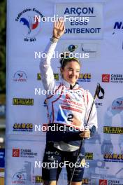 20.10.2024, Arcon, France (FRA): Lou Jeanmonnot (FRA) - Biathlon Samse Summer Tour, pursuit, Arcon (FRA). www.nordicfocus.com. © Manzoni/NordicFocus. Every downloaded picture is fee-liable.