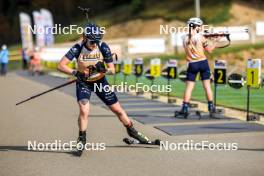 20.10.2024, Arcon, France (FRA): Lou Jeanmonnot (FRA) - Biathlon Samse Summer Tour, pursuit, Arcon (FRA). www.nordicfocus.com. © Manzoni/NordicFocus. Every downloaded picture is fee-liable.