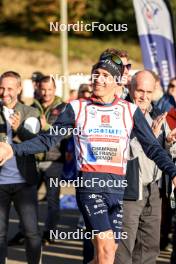 20.10.2024, Arcon, France (FRA): Quentin Fillon Maillet (FRA) - Biathlon Samse Summer Tour, pursuit, Arcon (FRA). www.nordicfocus.com. © Manzoni/NordicFocus. Every downloaded picture is fee-liable.