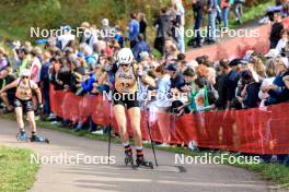 20.10.2024, Arcon, France (FRA): Maya Cloetens (BEL) - Biathlon Samse Summer Tour, pursuit, Arcon (FRA). www.nordicfocus.com. © Manzoni/NordicFocus. Every downloaded picture is fee-liable.