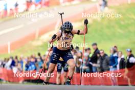 20.10.2024, Arcon, France (FRA): Julia Simon (FRA) - Biathlon Samse Summer Tour, pursuit, Arcon (FRA). www.nordicfocus.com. © Manzoni/NordicFocus. Every downloaded picture is fee-liable.