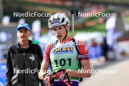 20.10.2024, Arcon, France (FRA): Leo Carlier (FRA) - Biathlon Samse Summer Tour, pursuit, Arcon (FRA). www.nordicfocus.com. © Manzoni/NordicFocus. Every downloaded picture is fee-liable.