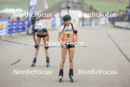 20.10.2024, Arcon, France (FRA): Gianina Piller (SUI) - Biathlon Samse Summer Tour, pursuit, Arcon (FRA). www.nordicfocus.com. © Manzoni/NordicFocus. Every downloaded picture is fee-liable.