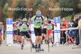 20.10.2024, Arcon, France (FRA): Adrian Dorel (FRA) - Biathlon Samse Summer Tour, pursuit, Arcon (FRA). www.nordicfocus.com. © Manzoni/NordicFocus. Every downloaded picture is fee-liable.