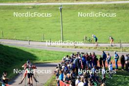 20.10.2024, Arcon, France (FRA): Florent Claude (BEL) - Biathlon Samse Summer Tour, pursuit, Arcon (FRA). www.nordicfocus.com. © Manzoni/NordicFocus. Every downloaded picture is fee-liable.