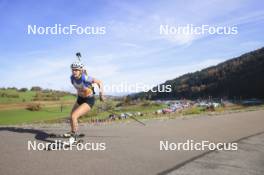 20.10.2024, Arcon, France (FRA): Annika Luedeke (GER) - Biathlon Samse Summer Tour, pursuit, Arcon (FRA). www.nordicfocus.com. © Manzoni/NordicFocus. Every downloaded picture is fee-liable.