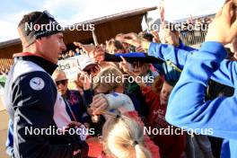 20.10.2024, Arcon, France (FRA): Quentin Fillon Maillet (FRA) - Biathlon Samse Summer Tour, pursuit, Arcon (FRA). www.nordicfocus.com. © Manzoni/NordicFocus. Every downloaded picture is fee-liable.