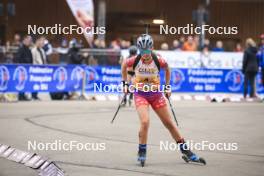 20.10.2024, Arcon, France (FRA): Canelle Midez (FRA) - Biathlon Samse Summer Tour, pursuit, Arcon (FRA). www.nordicfocus.com. © Manzoni/NordicFocus. Every downloaded picture is fee-liable.