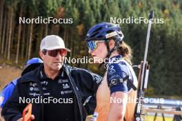 20.10.2024, Arcon, France (FRA): Lou Jeanmonnot (FRA) - Biathlon Samse Summer Tour, pursuit, Arcon (FRA). www.nordicfocus.com. © Manzoni/NordicFocus. Every downloaded picture is fee-liable.