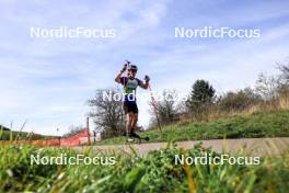 20.10.2024, Arcon, France (FRA): Esteban Moreira (FRA) - Biathlon Samse Summer Tour, pursuit, Arcon (FRA). www.nordicfocus.com. © Manzoni/NordicFocus. Every downloaded picture is fee-liable.