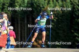 20.10.2024, Arcon, France (FRA): Antonin Guigonnat (FRA) - Biathlon Samse Summer Tour, pursuit, Arcon (FRA). www.nordicfocus.com. © Manzoni/NordicFocus. Every downloaded picture is fee-liable.