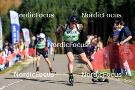 20.10.2024, Arcon, France (FRA): Arnaud Du Pasquier (SUI) - Biathlon Samse Summer Tour, pursuit, Arcon (FRA). www.nordicfocus.com. © Manzoni/NordicFocus. Every downloaded picture is fee-liable.