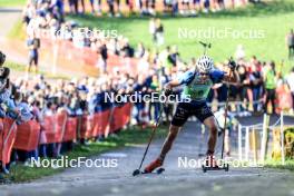 20.10.2024, Arcon, France (FRA): Emilien Jacquelin (FRA) - Biathlon Samse Summer Tour, pursuit, Arcon (FRA). www.nordicfocus.com. © Manzoni/NordicFocus. Every downloaded picture is fee-liable.