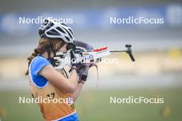 20.10.2024, Arcon, France (FRA): Noor Erickson (FRA) - Biathlon Samse Summer Tour, pursuit, Arcon (FRA). www.nordicfocus.com. © Manzoni/NordicFocus. Every downloaded picture is fee-liable.