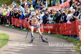 20.10.2024, Arcon, France (FRA): Paula Botet (FRA) - Biathlon Samse Summer Tour, pursuit, Arcon (FRA). www.nordicfocus.com. © Manzoni/NordicFocus. Every downloaded picture is fee-liable.