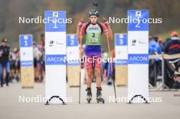 20.10.2024, Arcon, France (FRA): Timeo Amiotte (FRA) - Biathlon Samse Summer Tour, pursuit, Arcon (FRA). www.nordicfocus.com. © Manzoni/NordicFocus. Every downloaded picture is fee-liable.