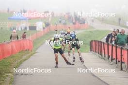 20.10.2024, Arcon, France (FRA): Loris Favre (FRA) - Biathlon Samse Summer Tour, pursuit, Arcon (FRA). www.nordicfocus.com. © Manzoni/NordicFocus. Every downloaded picture is fee-liable.