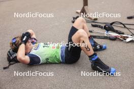 20.10.2024, Arcon, France (FRA): Niels Bibollet (FRA) - Biathlon Samse Summer Tour, pursuit, Arcon (FRA). www.nordicfocus.com. © Manzoni/NordicFocus. Every downloaded picture is fee-liable.