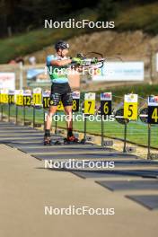 20.10.2024, Arcon, France (FRA): Emilien Claude (FRA) - Biathlon Samse Summer Tour, pursuit, Arcon (FRA). www.nordicfocus.com. © Manzoni/NordicFocus. Every downloaded picture is fee-liable.