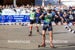 20.10.2024, Arcon, France (FRA): Emilien Jacquelin (FRA) - Biathlon Samse Summer Tour, pursuit, Arcon (FRA). www.nordicfocus.com. © Manzoni/NordicFocus. Every downloaded picture is fee-liable.