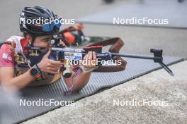 20.10.2024, Arcon, France (FRA): Rose Marguet (FRA) - Biathlon Samse Summer Tour, pursuit, Arcon (FRA). www.nordicfocus.com. © Manzoni/NordicFocus. Every downloaded picture is fee-liable.