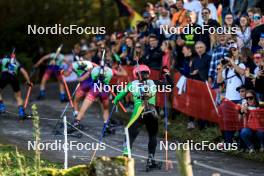 20.10.2024, Arcon, France (FRA): Sebastien Mahon (FRA) - Biathlon Samse Summer Tour, pursuit, Arcon (FRA). www.nordicfocus.com. © Manzoni/NordicFocus. Every downloaded picture is fee-liable.