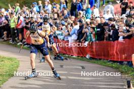 20.10.2024, Arcon, France (FRA): Julia Simon (FRA) - Biathlon Samse Summer Tour, pursuit, Arcon (FRA). www.nordicfocus.com. © Manzoni/NordicFocus. Every downloaded picture is fee-liable.