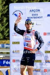 20.10.2024, Arcon, France (FRA): Emilien Jacquelin (FRA) - Biathlon Samse Summer Tour, pursuit, Arcon (FRA). www.nordicfocus.com. © Manzoni/NordicFocus. Every downloaded picture is fee-liable.