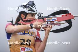 20.10.2024, Arcon, France (FRA): Capucine Vuittenez (FRA) - Biathlon Samse Summer Tour, pursuit, Arcon (FRA). www.nordicfocus.com. © Manzoni/NordicFocus. Every downloaded picture is fee-liable.