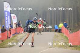 20.10.2024, Arcon, France (FRA): Emilian Guillet (FRA) - Biathlon Samse Summer Tour, pursuit, Arcon (FRA). www.nordicfocus.com. © Manzoni/NordicFocus. Every downloaded picture is fee-liable.