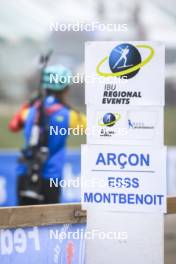 20.10.2024, Arcon, France (FRA): Event Feature: start area impressions - Biathlon Samse Summer Tour, pursuit, Arcon (FRA). www.nordicfocus.com. © Manzoni/NordicFocus. Every downloaded picture is fee-liable.