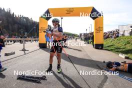 20.10.2024, Arcon, France (FRA): Justine Braisaz-Bouchet (FRA) - Biathlon Samse Summer Tour, pursuit, Arcon (FRA). www.nordicfocus.com. © Manzoni/NordicFocus. Every downloaded picture is fee-liable.