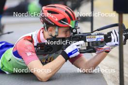 20.10.2024, Arcon, France (FRA): Augustin Remonnay (FRA) - Biathlon Samse Summer Tour, pursuit, Arcon (FRA). www.nordicfocus.com. © Manzoni/NordicFocus. Every downloaded picture is fee-liable.