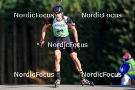 20.10.2024, Arcon, France (FRA): Julien Petitjacques (BEL) - Biathlon Samse Summer Tour, pursuit, Arcon (FRA). www.nordicfocus.com. © Manzoni/NordicFocus. Every downloaded picture is fee-liable.