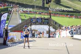 20.10.2024, Arcon, France (FRA): Louise Roguet (FRA) - Biathlon Samse Summer Tour, pursuit, Arcon (FRA). www.nordicfocus.com. © Manzoni/NordicFocus. Every downloaded picture is fee-liable.