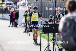 20.10.2024, Arcon, France (FRA): Quentin Fillon Maillet (FRA) - Biathlon Samse Summer Tour, pursuit, Arcon (FRA). www.nordicfocus.com. © Manzoni/NordicFocus. Every downloaded picture is fee-liable.