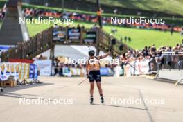 20.10.2024, Arcon, France (FRA): Julia Simon (FRA) - Biathlon Samse Summer Tour, pursuit, Arcon (FRA). www.nordicfocus.com. © Manzoni/NordicFocus. Every downloaded picture is fee-liable.