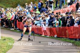 20.10.2024, Arcon, France (FRA): Paula Botet (FRA) - Biathlon Samse Summer Tour, pursuit, Arcon (FRA). www.nordicfocus.com. © Manzoni/NordicFocus. Every downloaded picture is fee-liable.