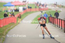 20.10.2024, Arcon, France (FRA): Jeanne Dautheville (FRA) - Biathlon Samse Summer Tour, pursuit, Arcon (FRA). www.nordicfocus.com. © Manzoni/NordicFocus. Every downloaded picture is fee-liable.