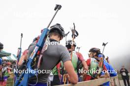 20.10.2024, Arcon, France (FRA): Undefined athlete competes - Biathlon Samse Summer Tour, pursuit, Arcon (FRA). www.nordicfocus.com. © Manzoni/NordicFocus. Every downloaded picture is fee-liable.