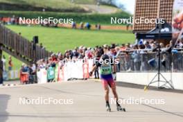 20.10.2024, Arcon, France (FRA): Romain Michaud (FRA) - Biathlon Samse Summer Tour, pursuit, Arcon (FRA). www.nordicfocus.com. © Manzoni/NordicFocus. Every downloaded picture is fee-liable.