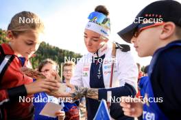 20.10.2024, Arcon, France (FRA): Lou Jeanmonnot (FRA) - Biathlon Samse Summer Tour, pursuit, Arcon (FRA). www.nordicfocus.com. © Manzoni/NordicFocus. Every downloaded picture is fee-liable.