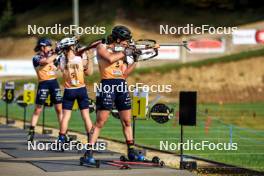 20.10.2024, Arcon, France (FRA): Julia Simon (FRA) - Biathlon Samse Summer Tour, pursuit, Arcon (FRA). www.nordicfocus.com. © Manzoni/NordicFocus. Every downloaded picture is fee-liable.