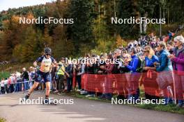 20.10.2024, Arcon, France (FRA): Gilonne Guigonnat (FRA) - Biathlon Samse Summer Tour, pursuit, Arcon (FRA). www.nordicfocus.com. © Manzoni/NordicFocus. Every downloaded picture is fee-liable.