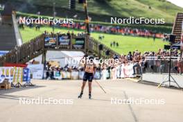 20.10.2024, Arcon, France (FRA): Julia Simon (FRA) - Biathlon Samse Summer Tour, pursuit, Arcon (FRA). www.nordicfocus.com. © Manzoni/NordicFocus. Every downloaded picture is fee-liable.