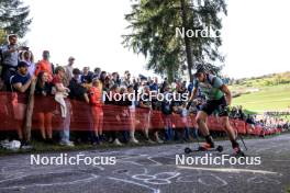 20.10.2024, Arcon, France (FRA): Emilien Claude (FRA) - Biathlon Samse Summer Tour, pursuit, Arcon (FRA). www.nordicfocus.com. © Manzoni/NordicFocus. Every downloaded picture is fee-liable.