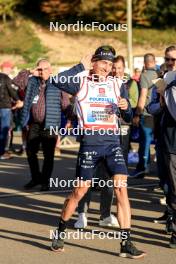 20.10.2024, Arcon, France (FRA): Quentin Fillon Maillet (FRA) - Biathlon Samse Summer Tour, pursuit, Arcon (FRA). www.nordicfocus.com. © Manzoni/NordicFocus. Every downloaded picture is fee-liable.