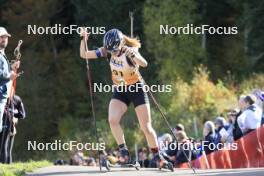 20.10.2024, Arcon, France (FRA): Lena Moretti (FRA) - Biathlon Samse Summer Tour, pursuit, Arcon (FRA). www.nordicfocus.com. © Manzoni/NordicFocus. Every downloaded picture is fee-liable.